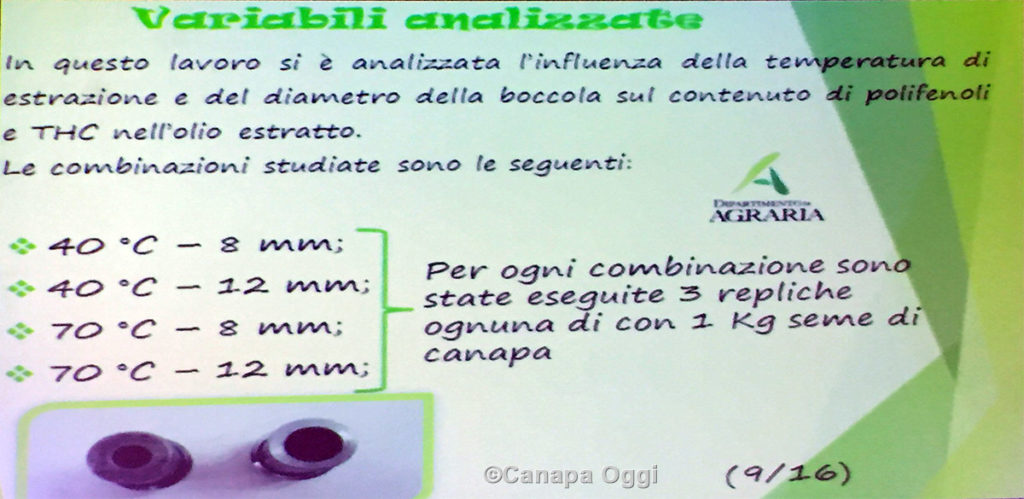 Meccanizzazione nella Canapa Industriale: prove estrazione olio da seme