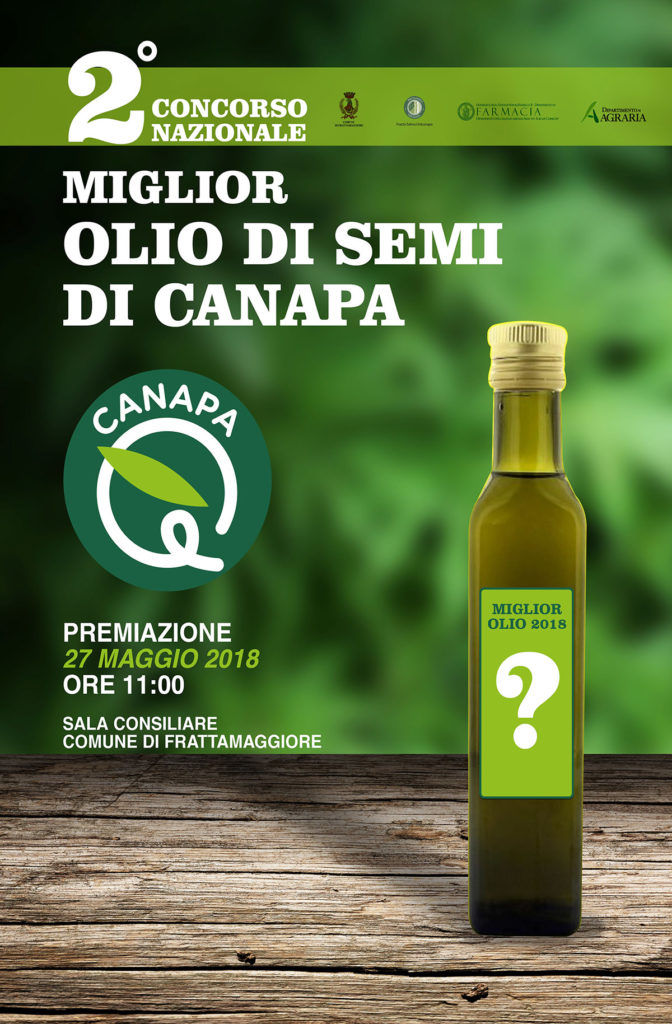 Canapa è 2018 premiazione miglior olio da semi di Canapa