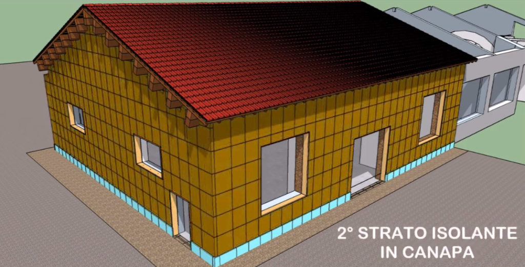 Bioedilizia e Canapa-Calce a Boves: trasformazione dell'edificio