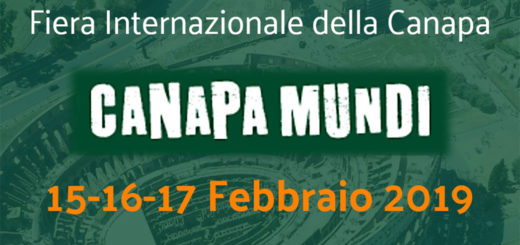 Canapa Mundi a Roma dal 15 al 17 Febbraio 2019