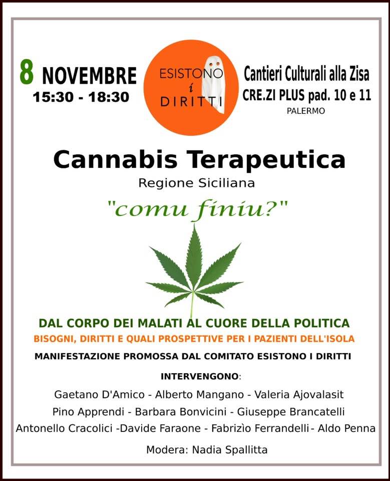 comu finiu cannabis terapeutica Sicilia